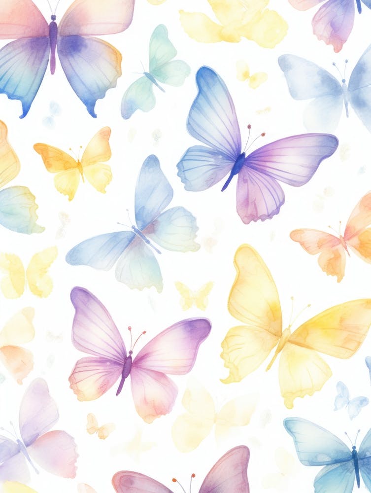 Watercolor Butterflies 7