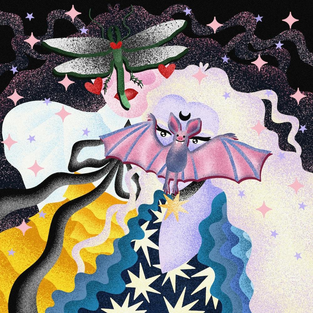 Maskierte Fledermaus