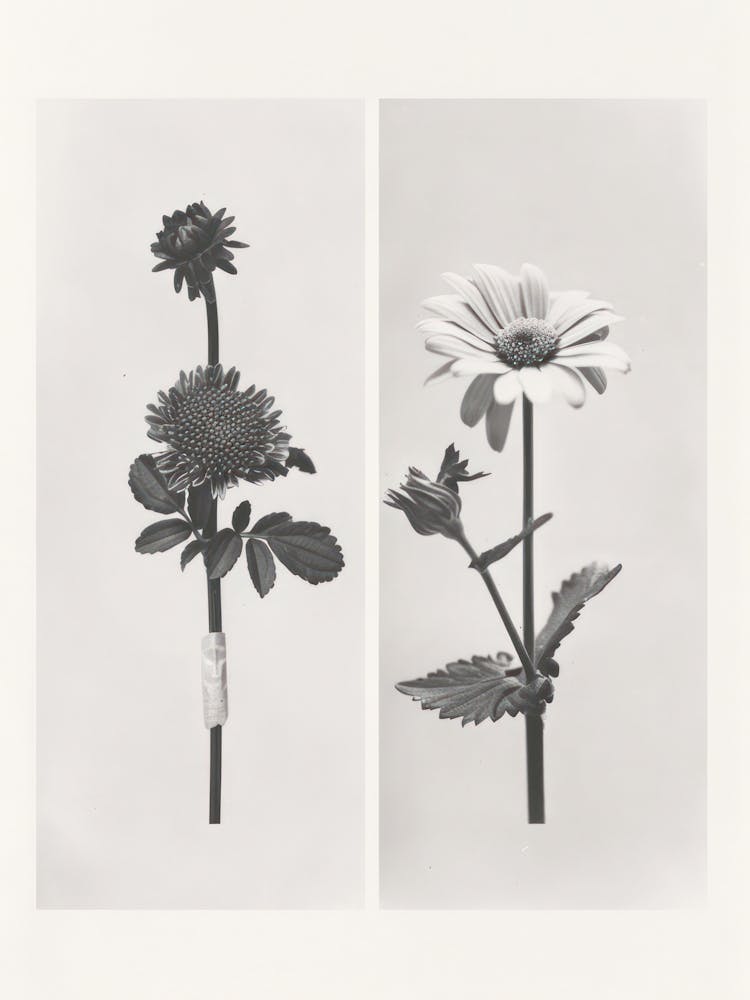 Daisy Flower Photo Collage 3