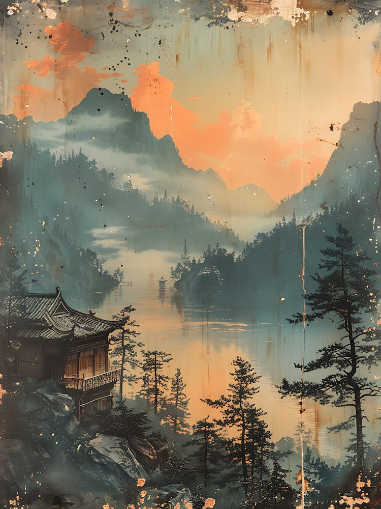 Antique Chinese Landscape Painting 3