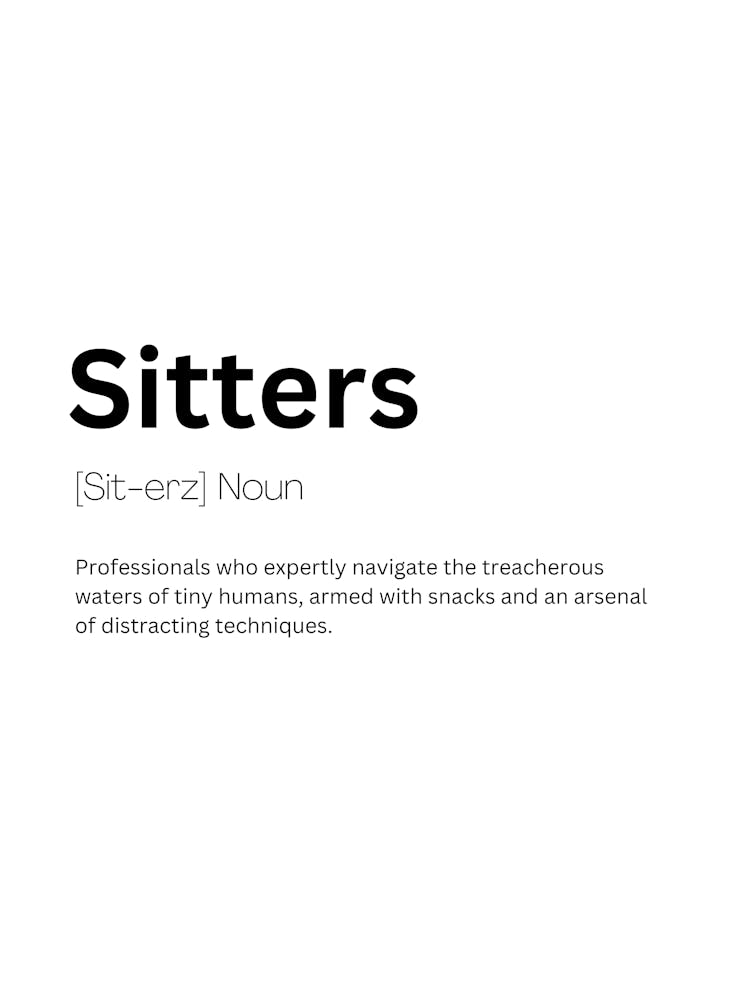 Sitters Definition Meaning