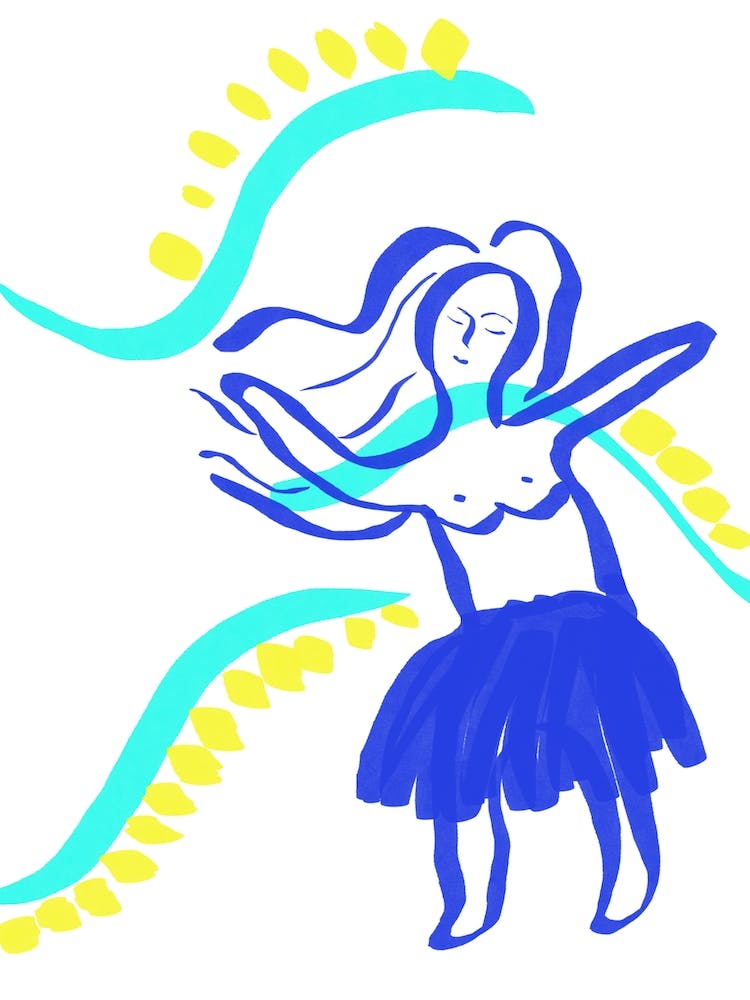 Blue Hula