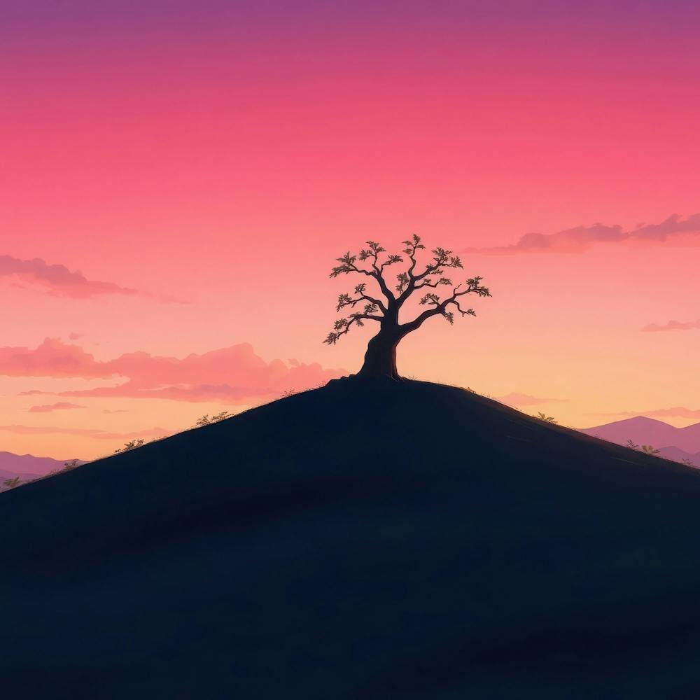 Lone Tree In The Desert 4