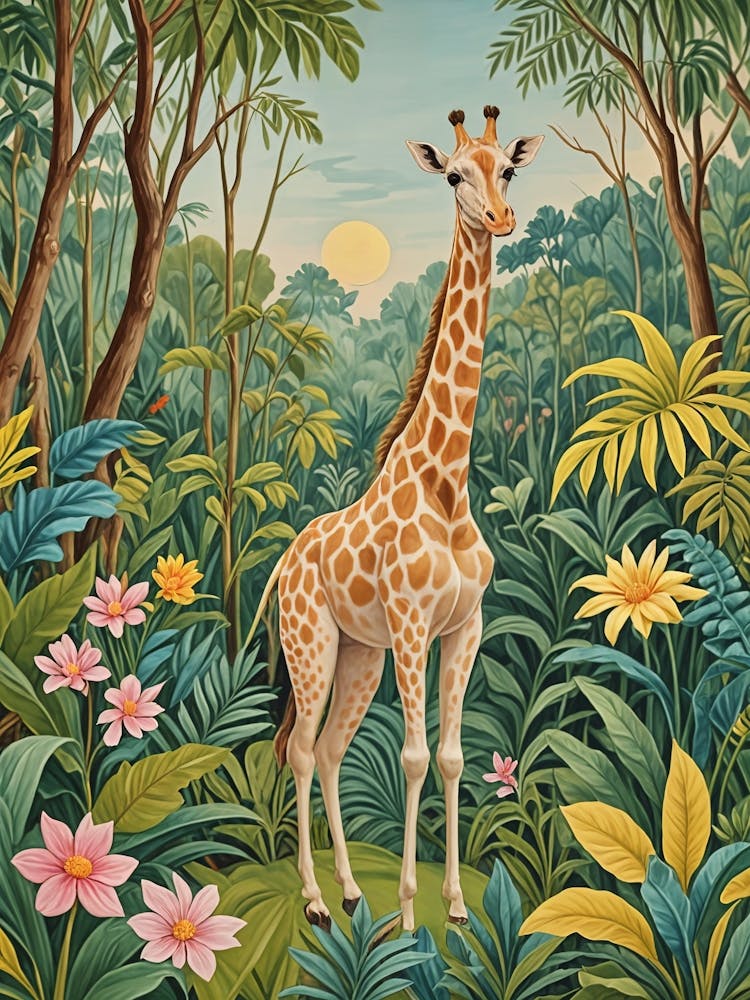Giraffe Portrait no1