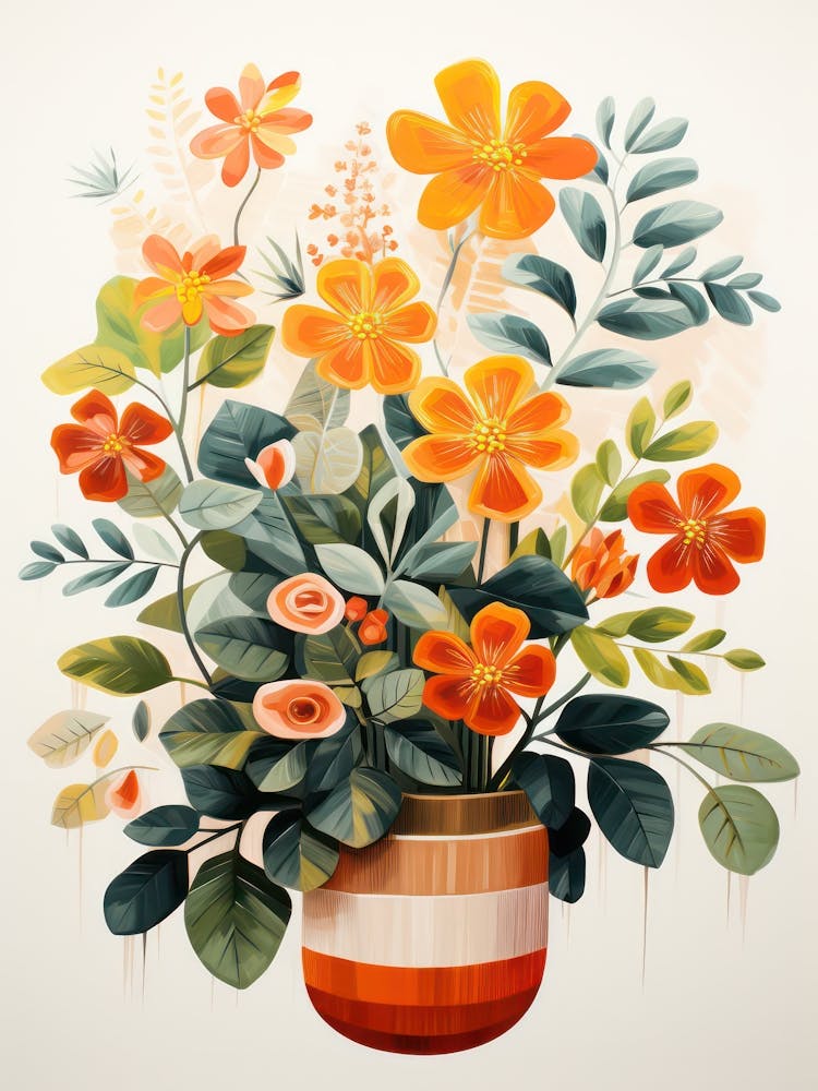 Flowers In A Pot