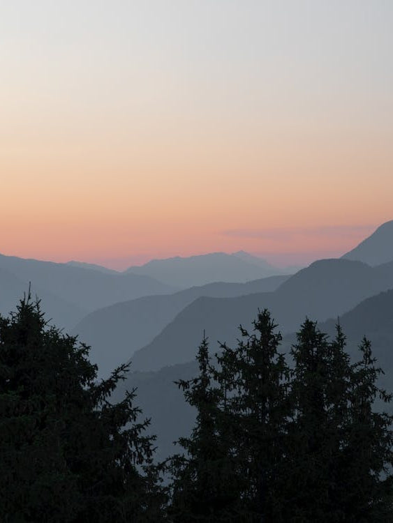 Pastel sunrise in the mountains of the french alps at Courchevel - summer nature and travel photography by Christa Stroo