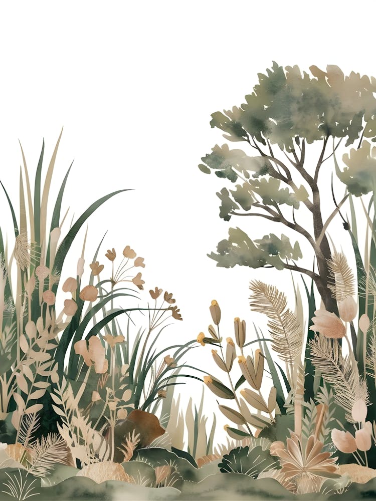 Watercolor Landscape Illustration 1