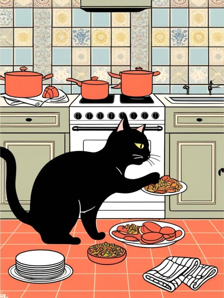 Cat In The Kitchen 11