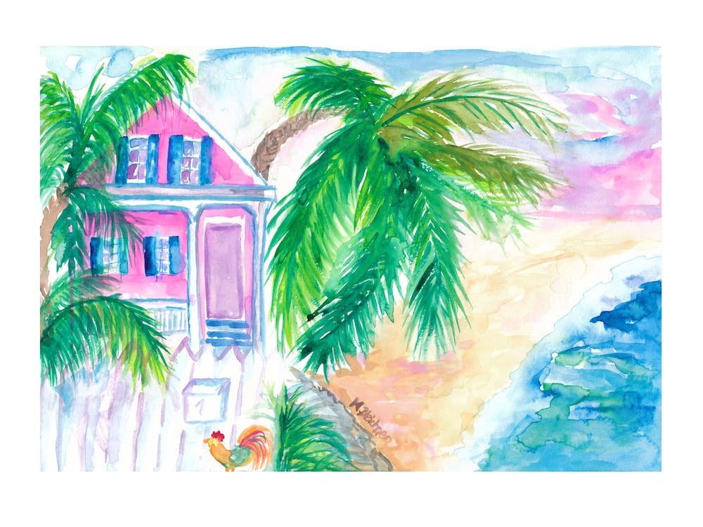 Key West House Beach And Rooster