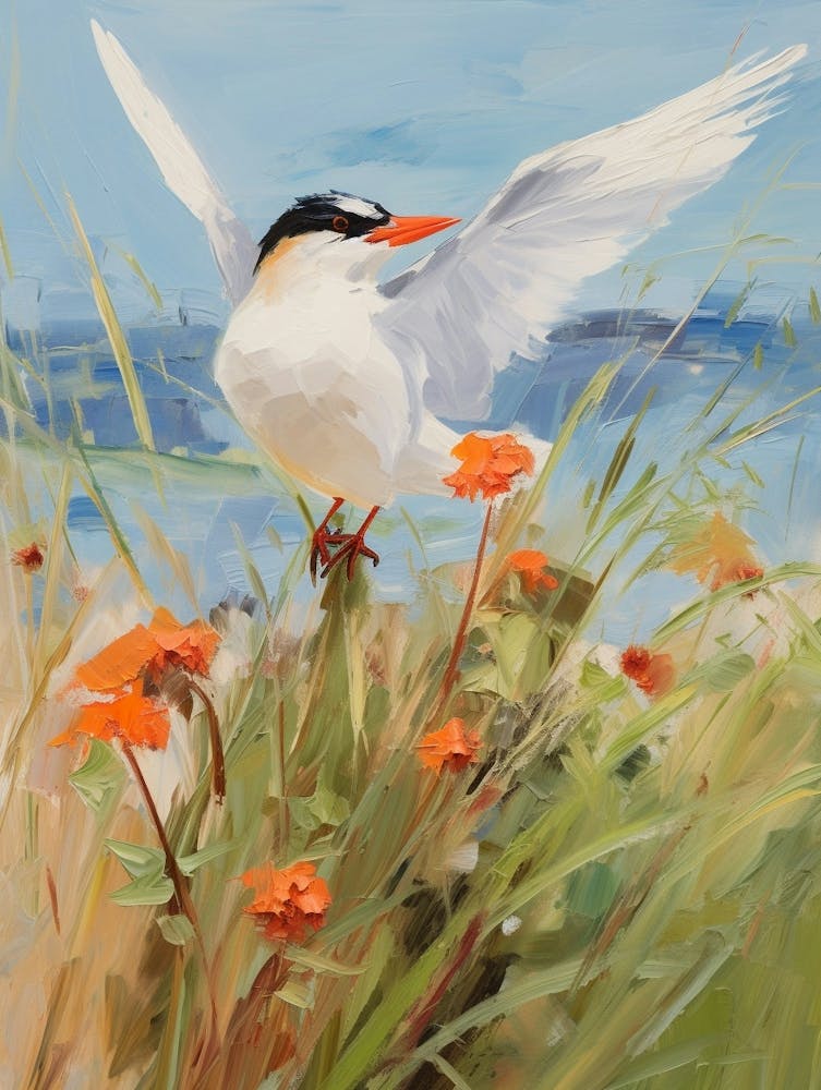 Bird Painting Common Tern 1