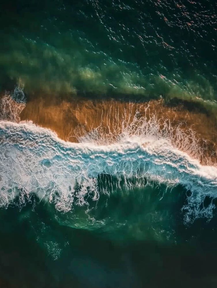 Aerial View Of The Ocean