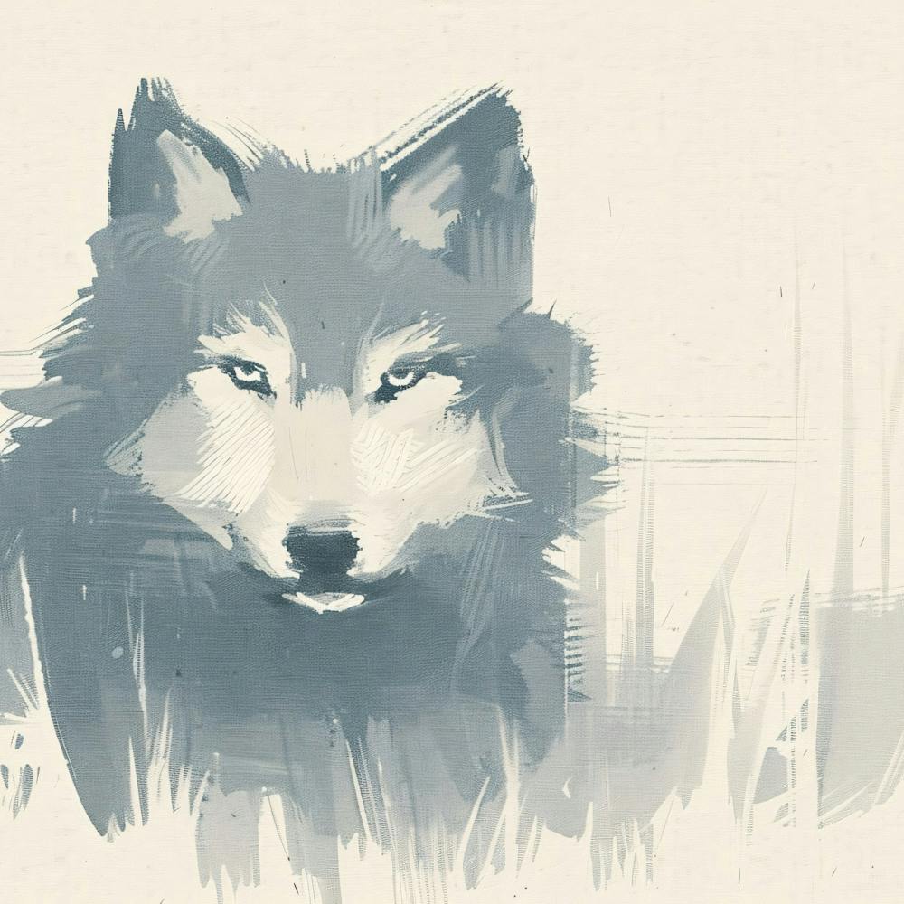 Wolf Painting