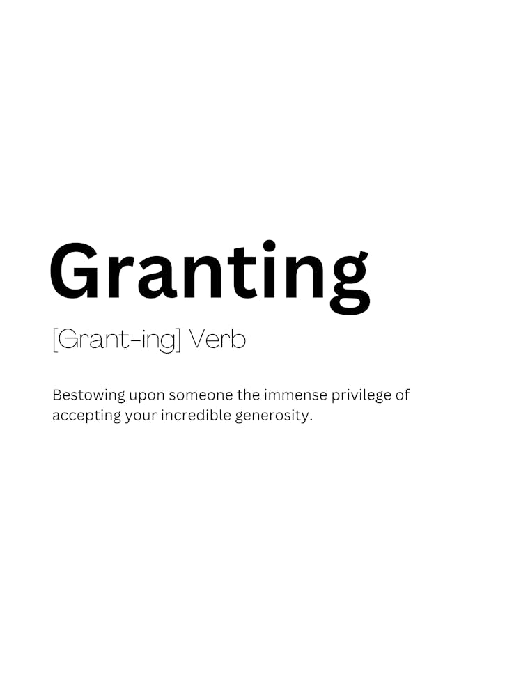 Granting Definition Meaning