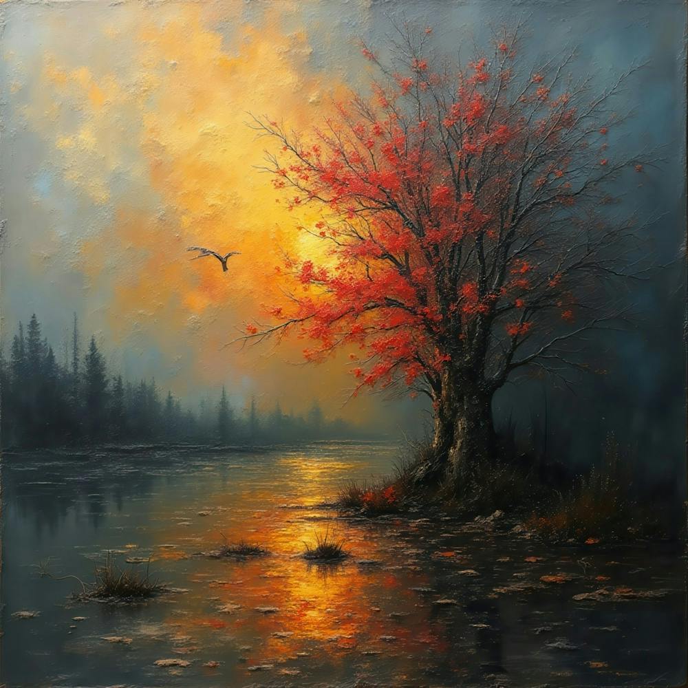 Sunset By The Lake 15