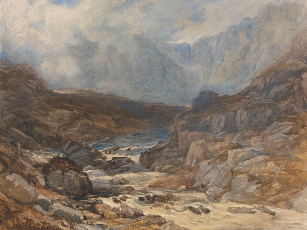Welsh Mountain Stream, David Cox
