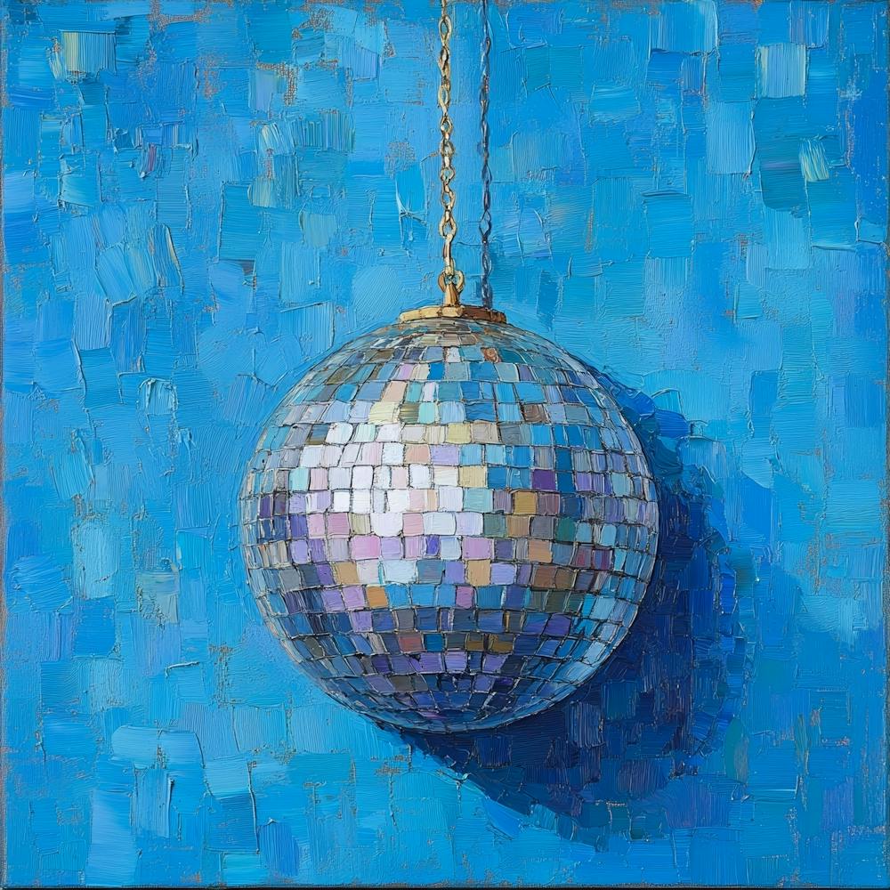 Disco Ball Canvas Print Art 1