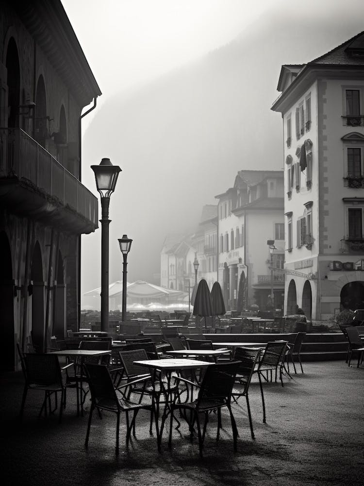 Bolzano, Italy,  Black And White Analogue Photography  3