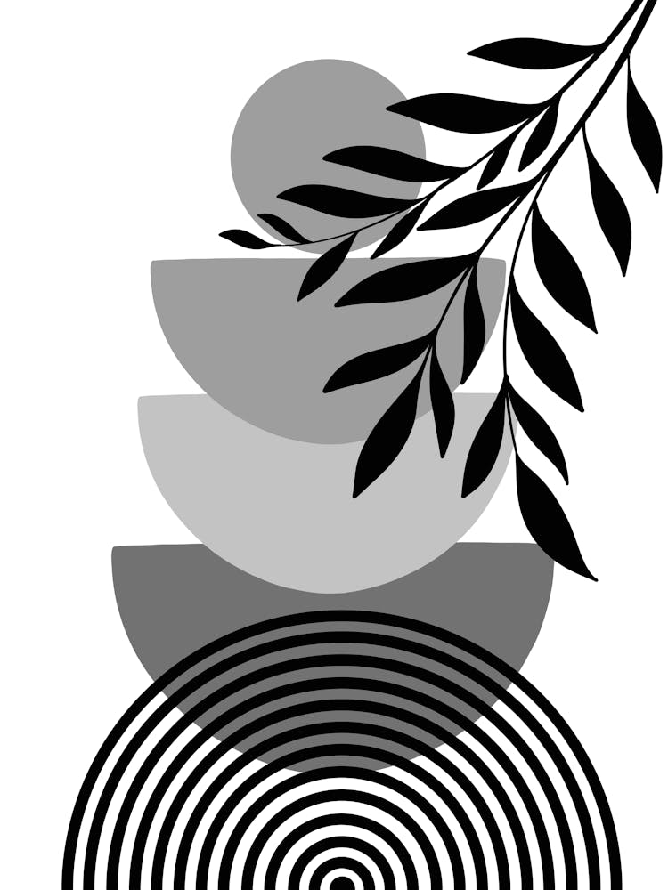 Black And White Painting 39