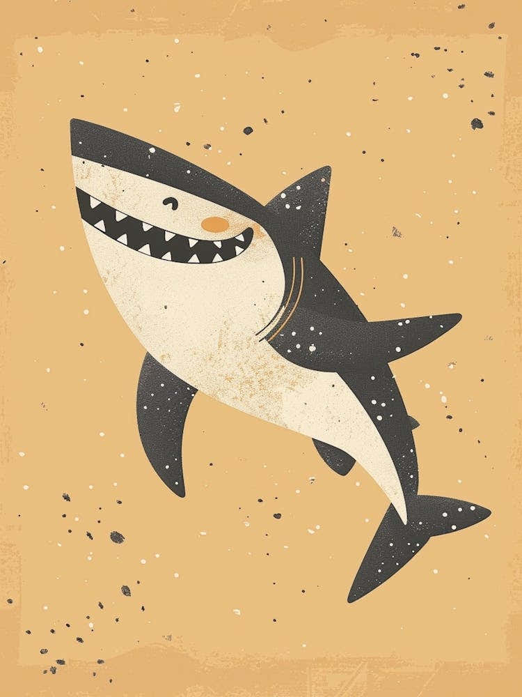 Cute Smiling Shark
