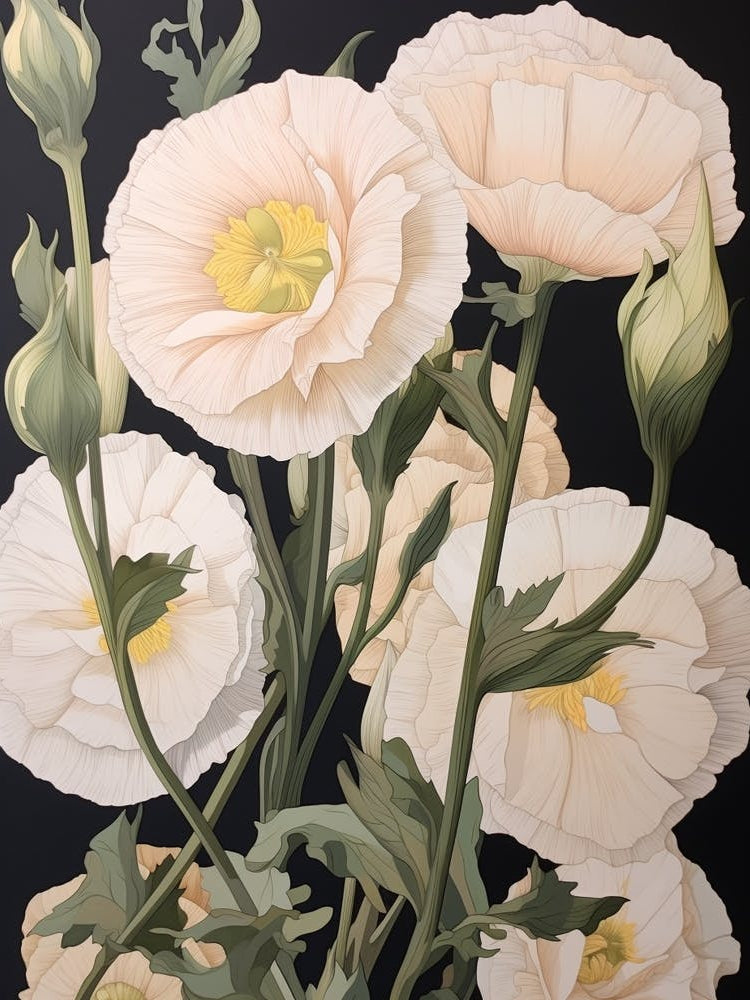 Flower Illustration Lisianthus 2
