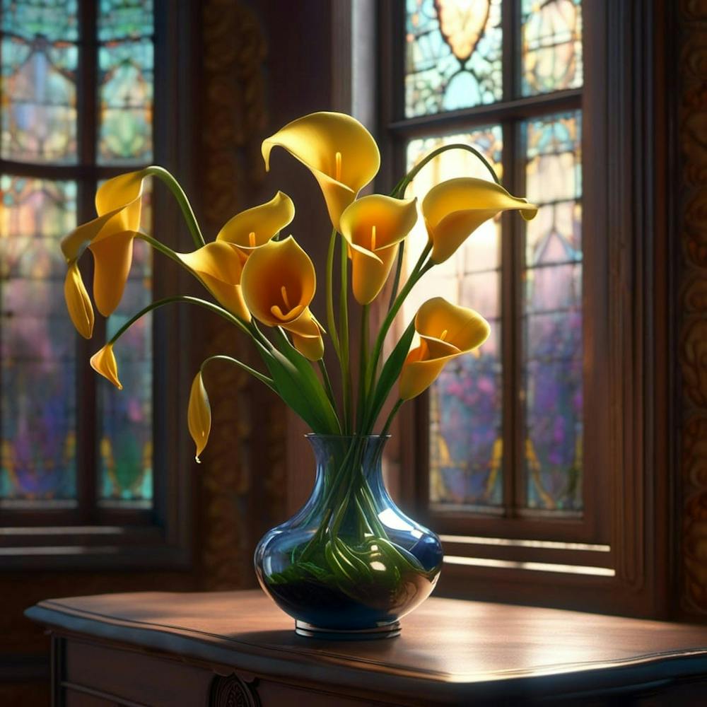 Yellow Calla Lilies
