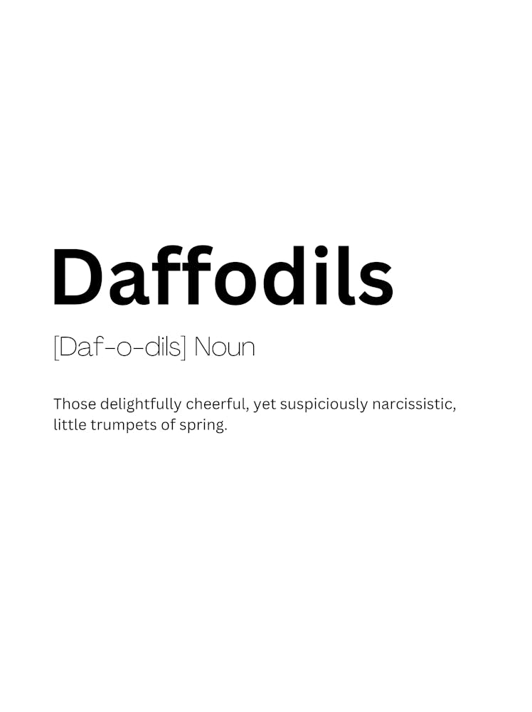 Daffodils Definition Meaning
