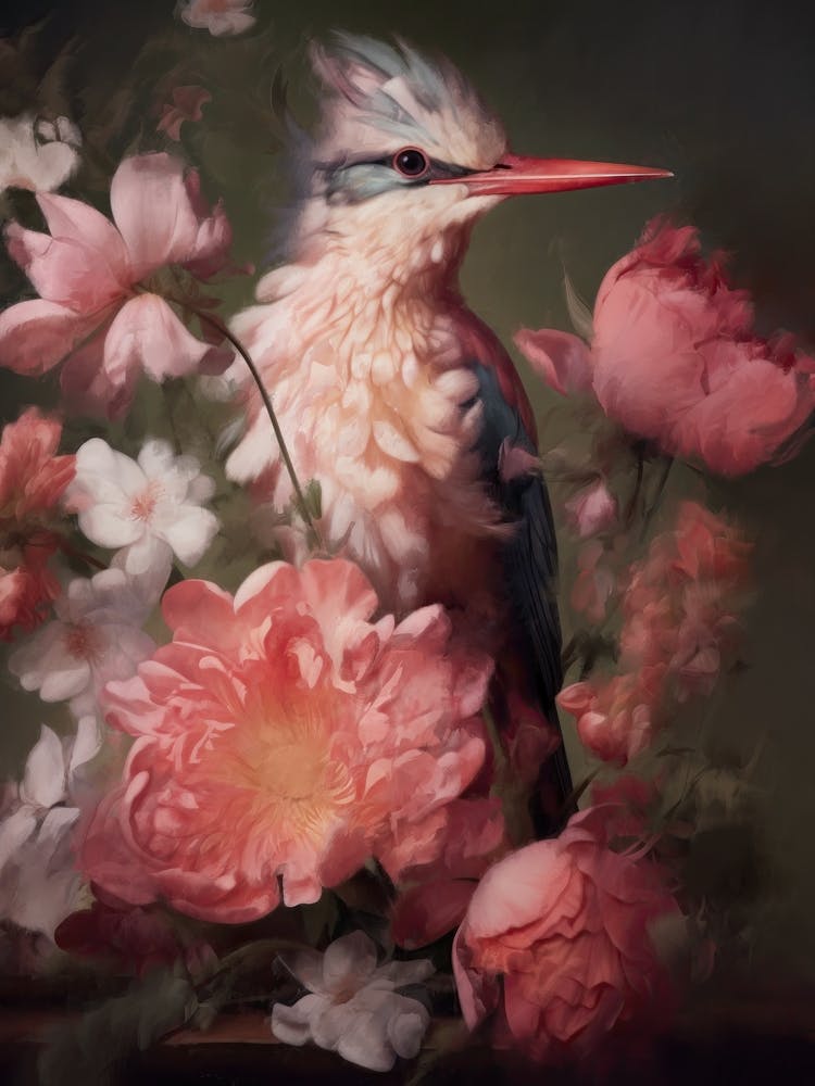 Kingfisher in a Garden