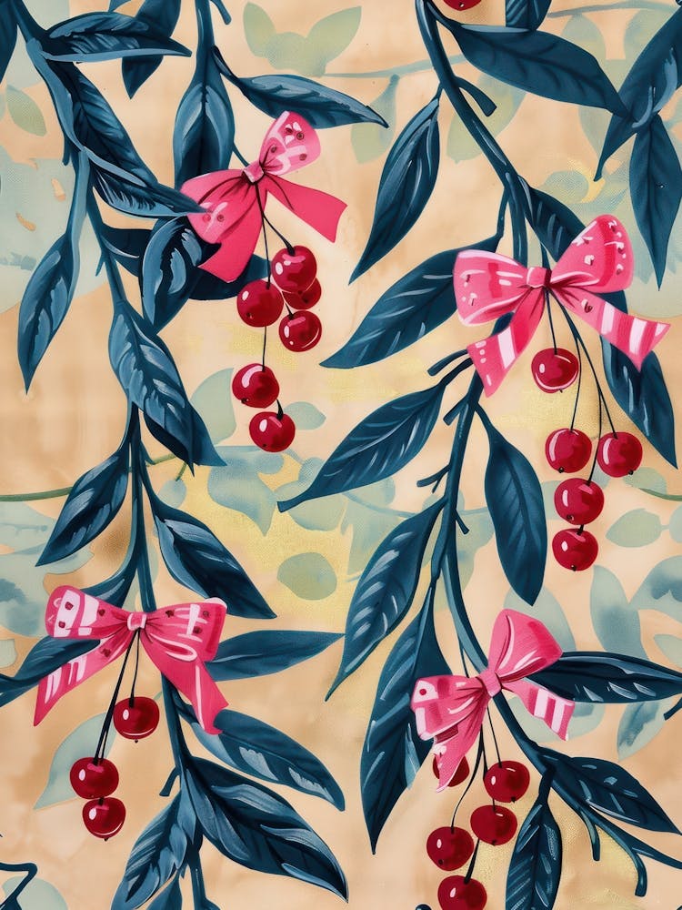 Tropical Bows 3 Pattern