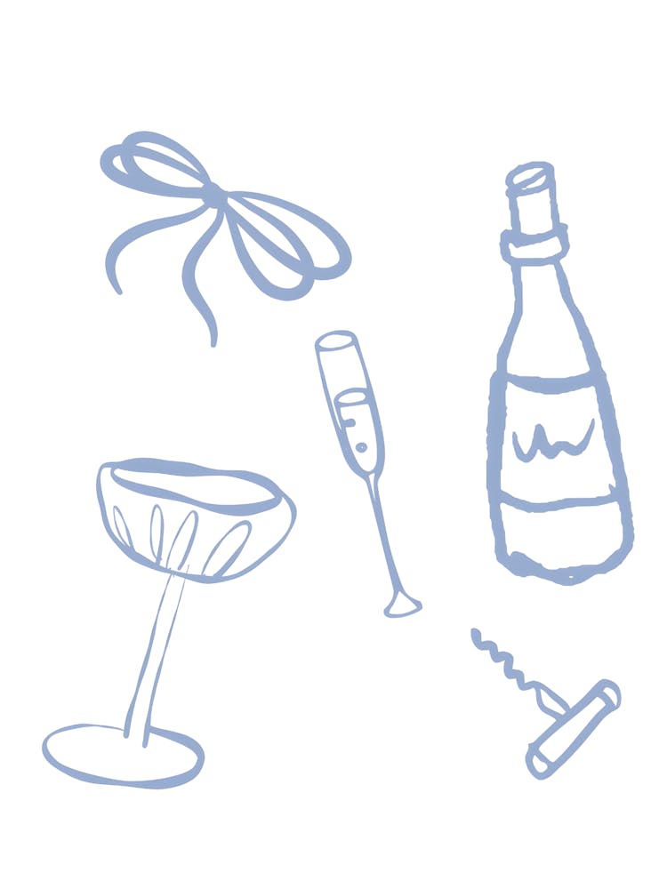Champagner und Wein