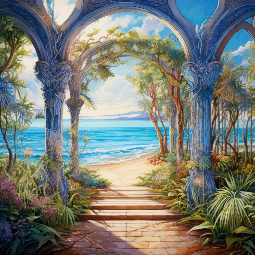 Archway To The Beach 2