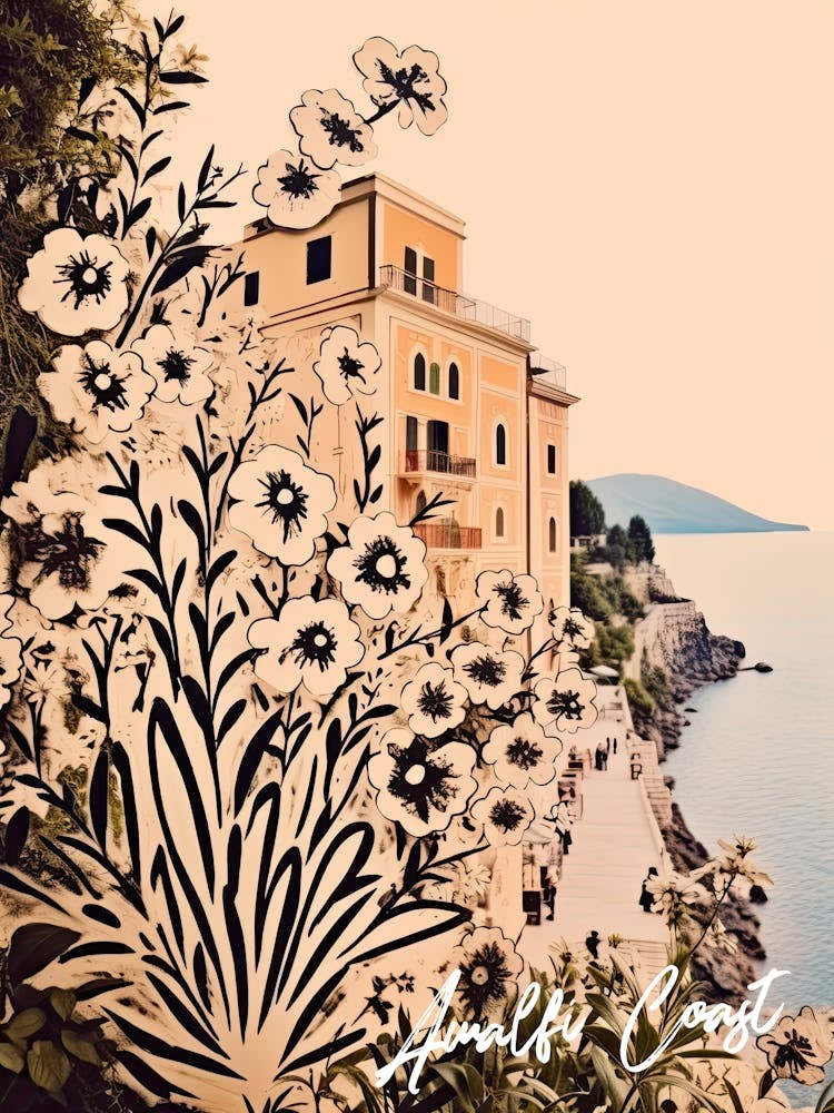 Amalfi Flowers Collage 2