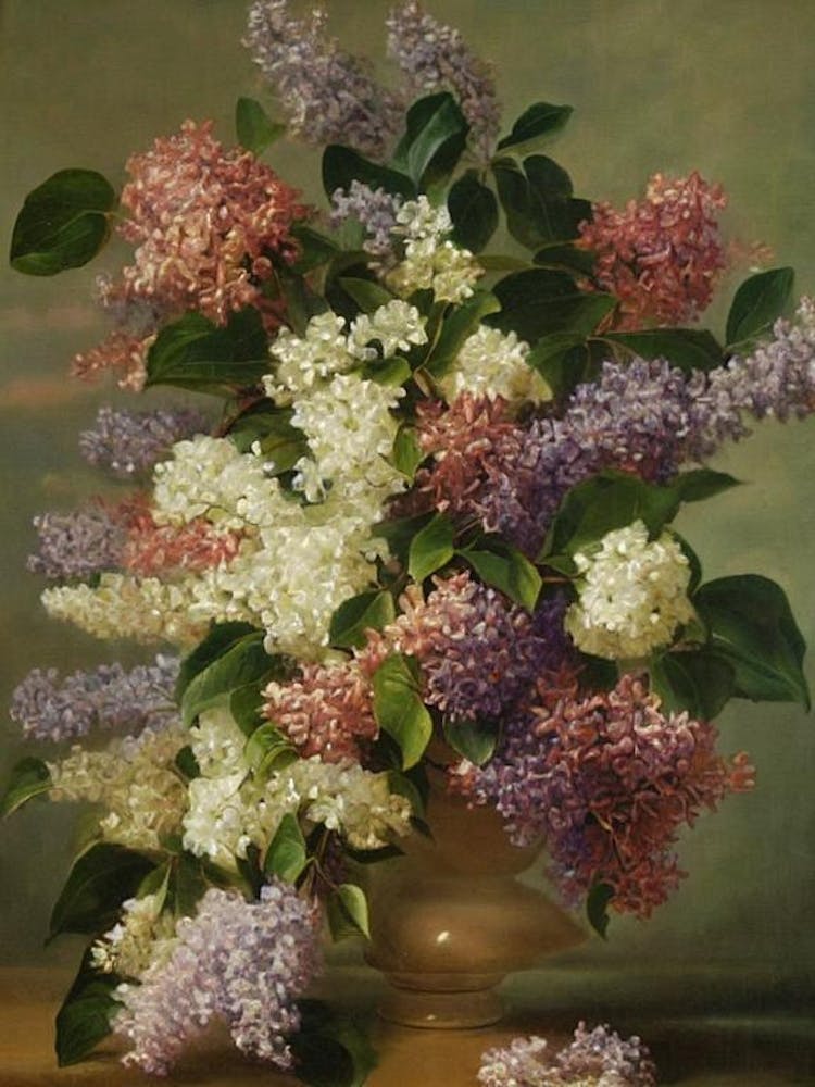 Lilac Painting 4 Flower