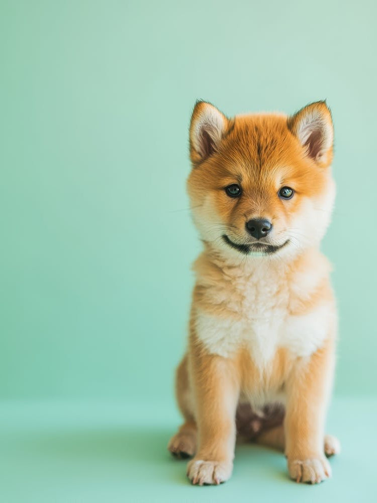 Shih Tzu Puppy. Generated AI. 1