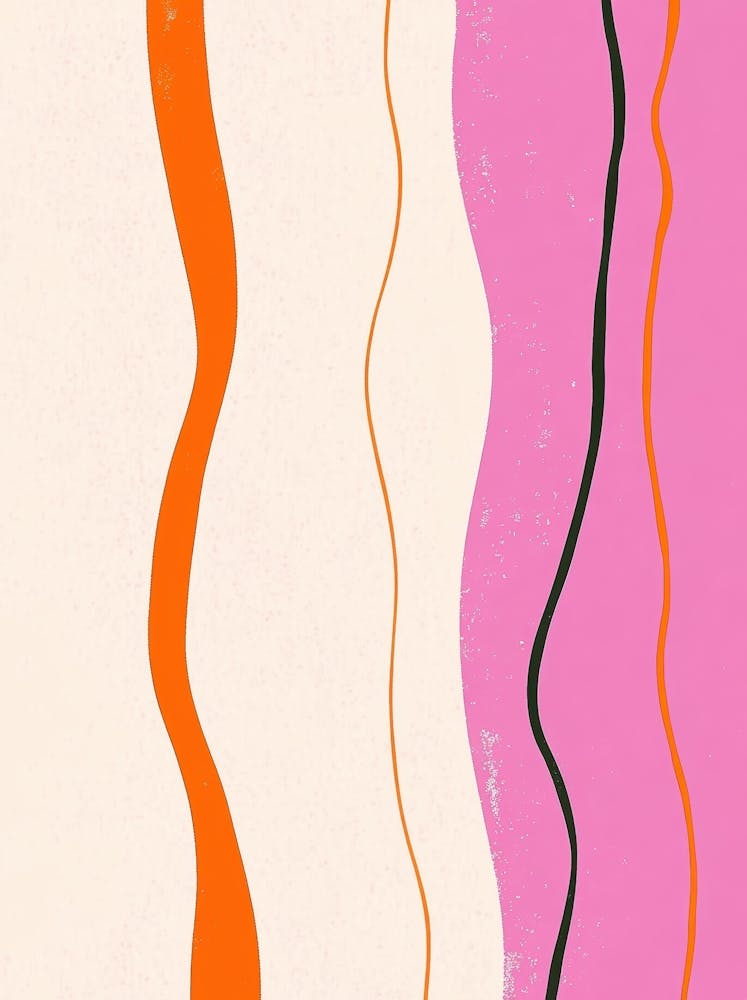 Pink And Orange Stripes