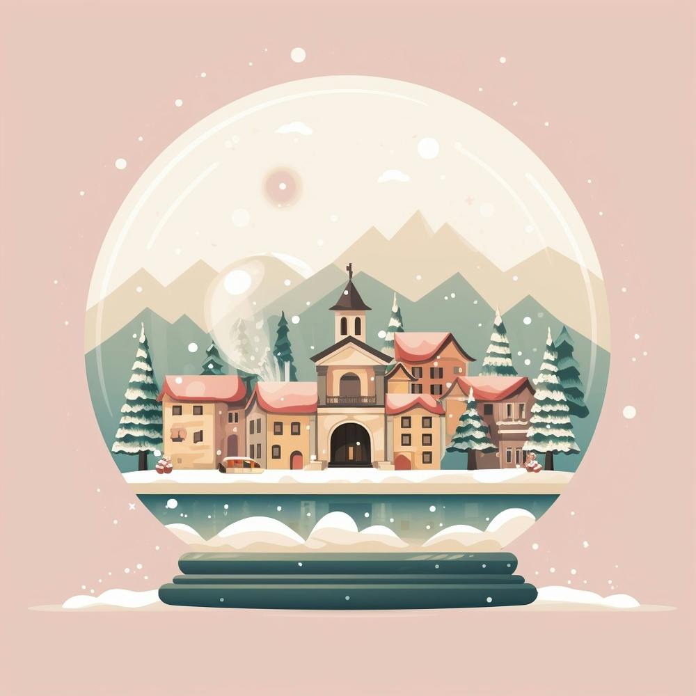 Lake Como Italy Snowglobe