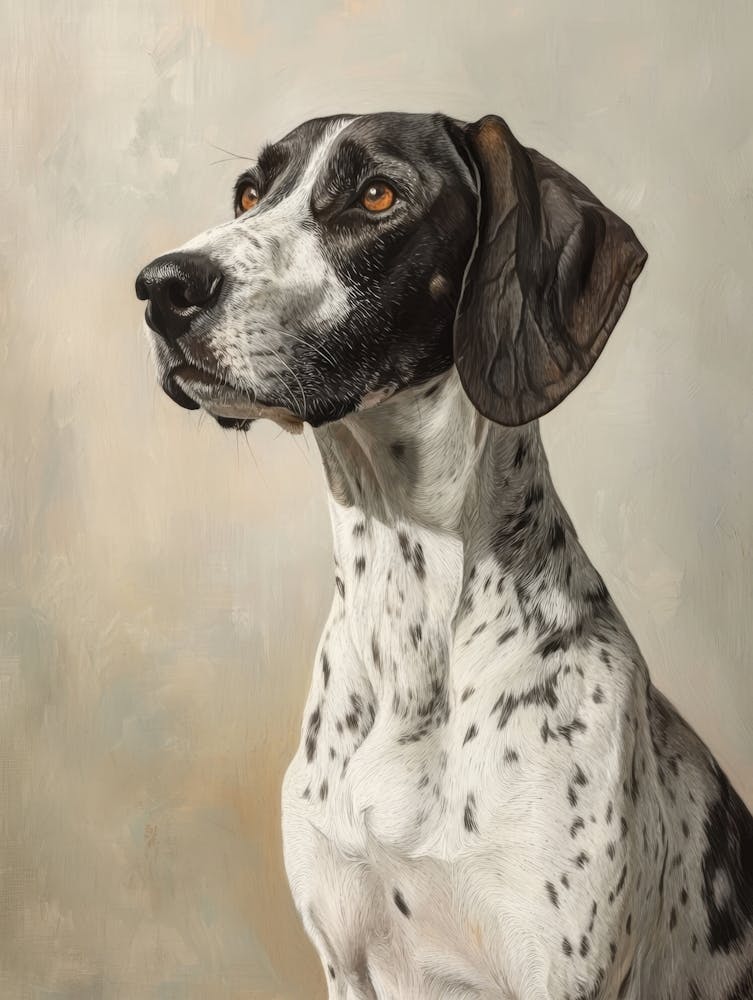 Dog Portrait. Generated AI. 1