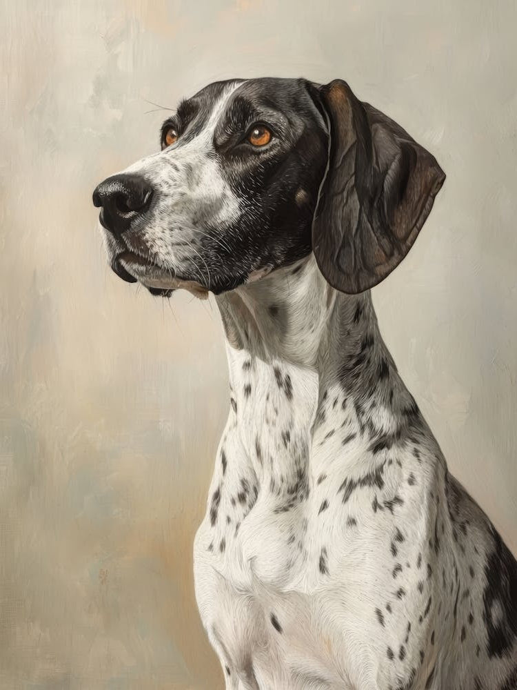 Dog Portrait. Generated AI. 1