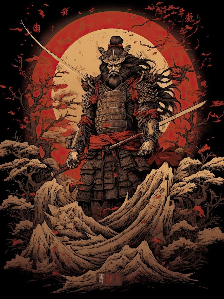 Samurai Katchu Shi Illustration 1