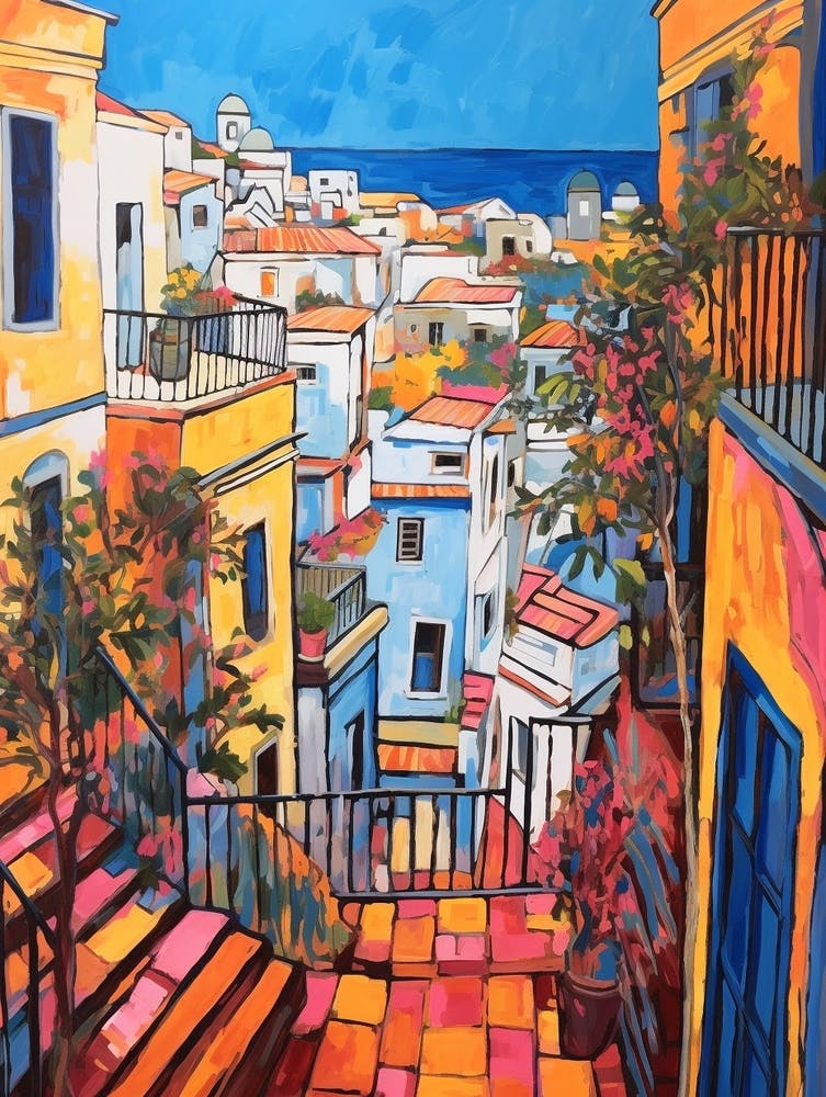 Bari Italy 1 Fauvist Painting
