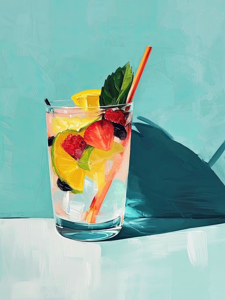 Fruit Cocktail, Mid century