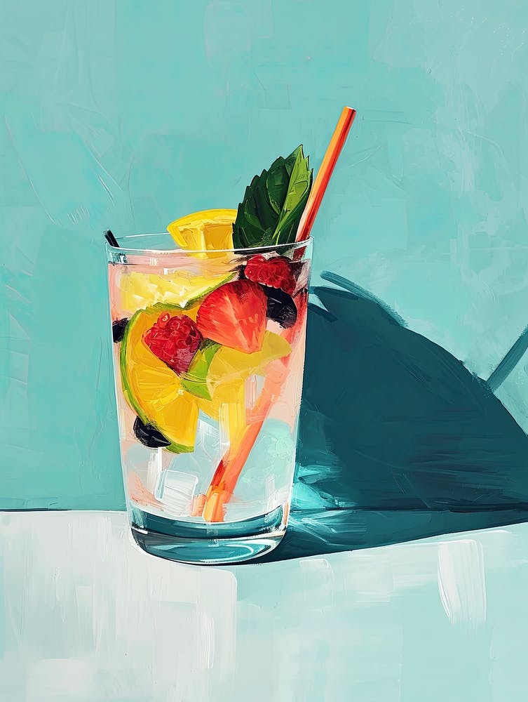 Fruit Cocktail, Mid century