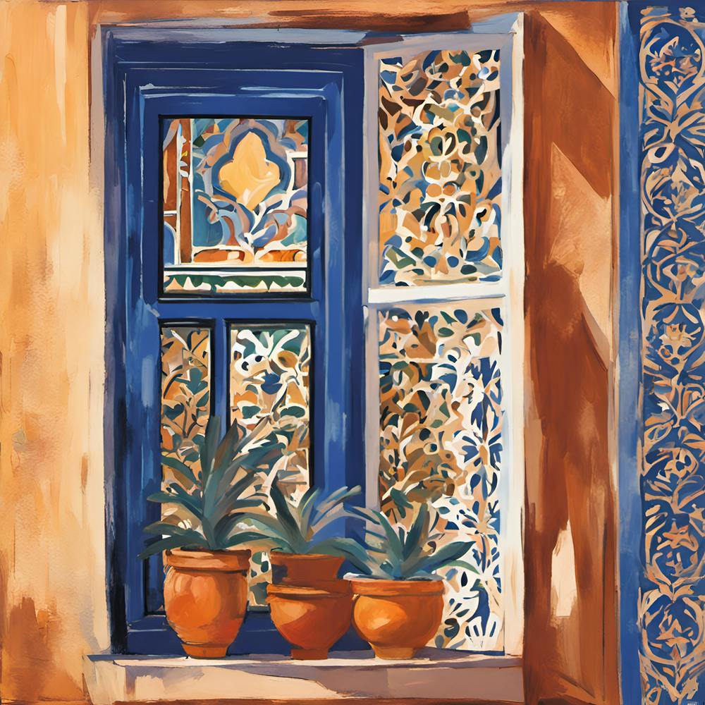 Window In The Morrocan  style