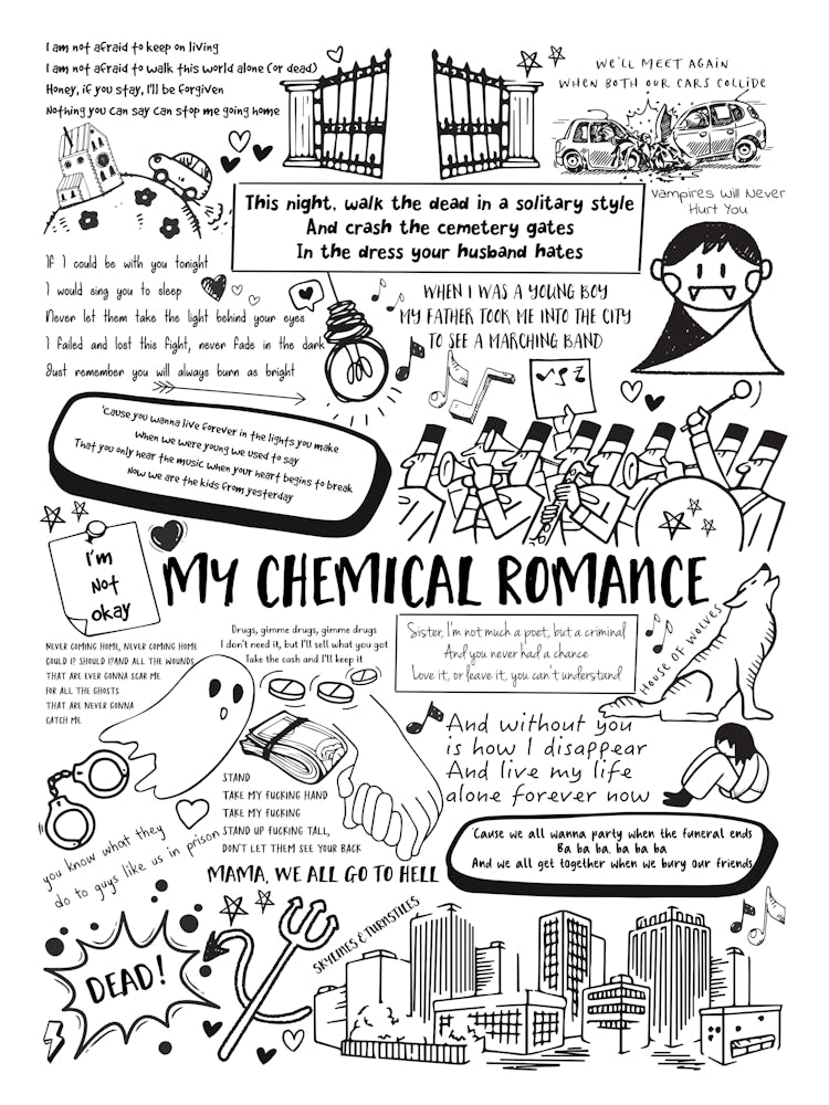 My Chemical Romance Doodle Lyrics