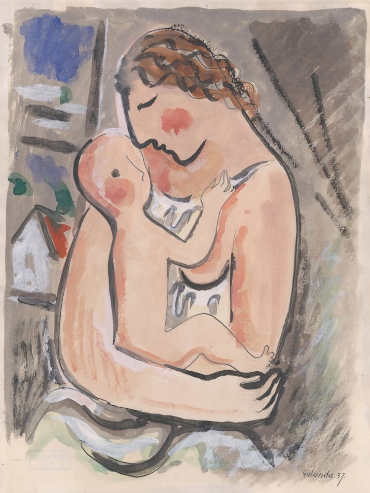 Mother With A Child, Mikuláš Galanda