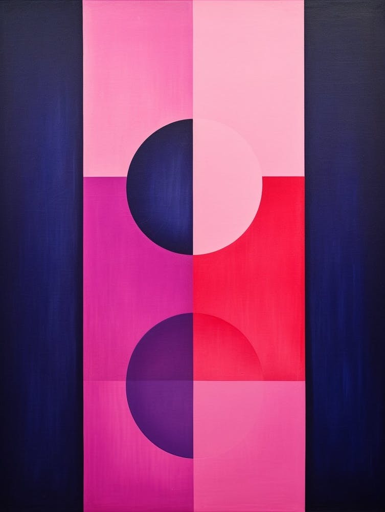 Minimalist Geometry Abstract Illustration 13