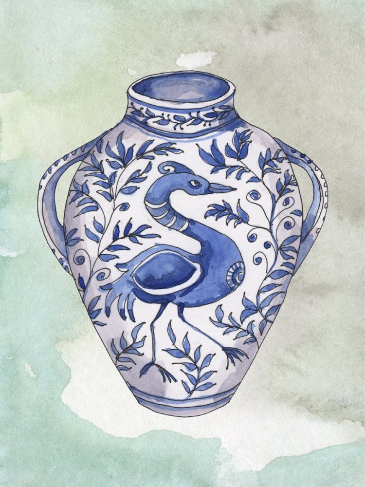 Watercolor Chinoiserie