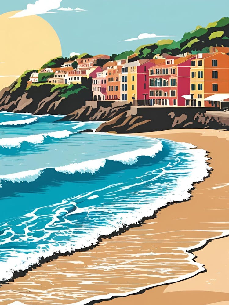 Tanger coast art print 1