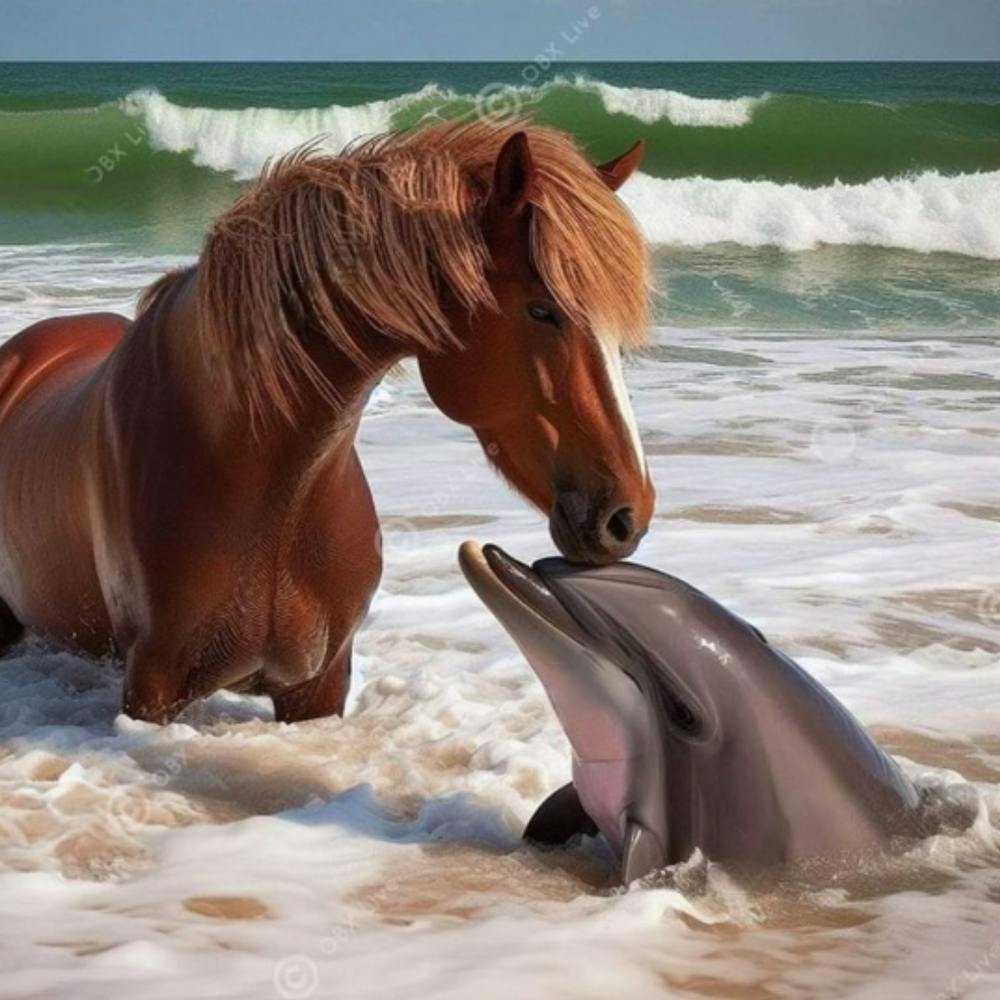 Horse And Dolphin