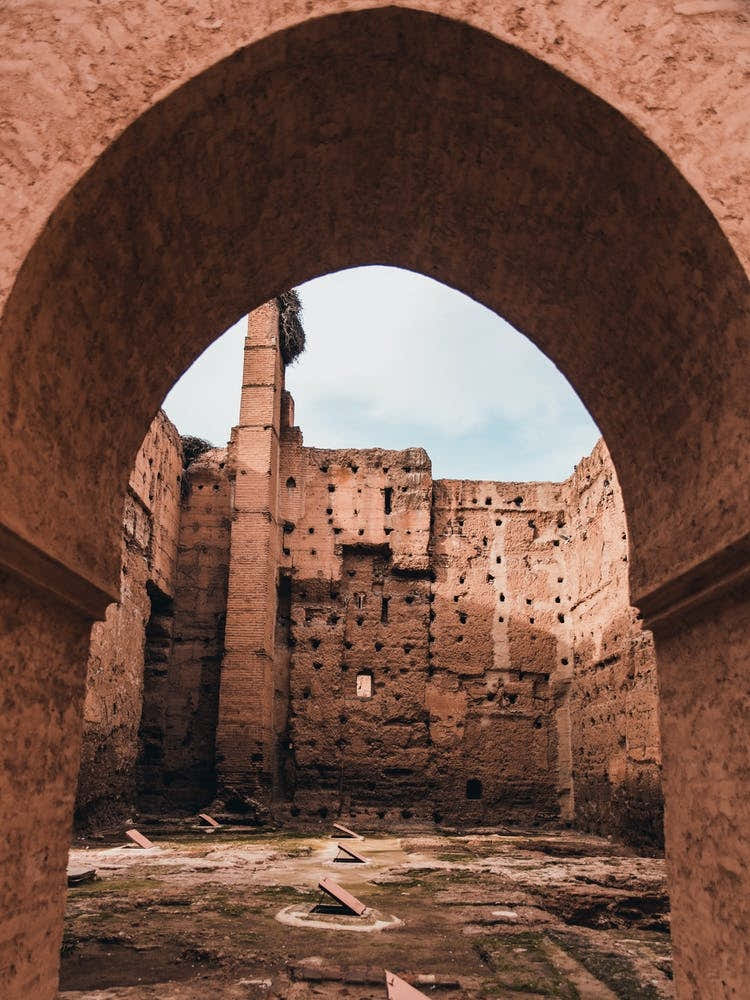 Marrakech palace ruins | Morocco travel photography