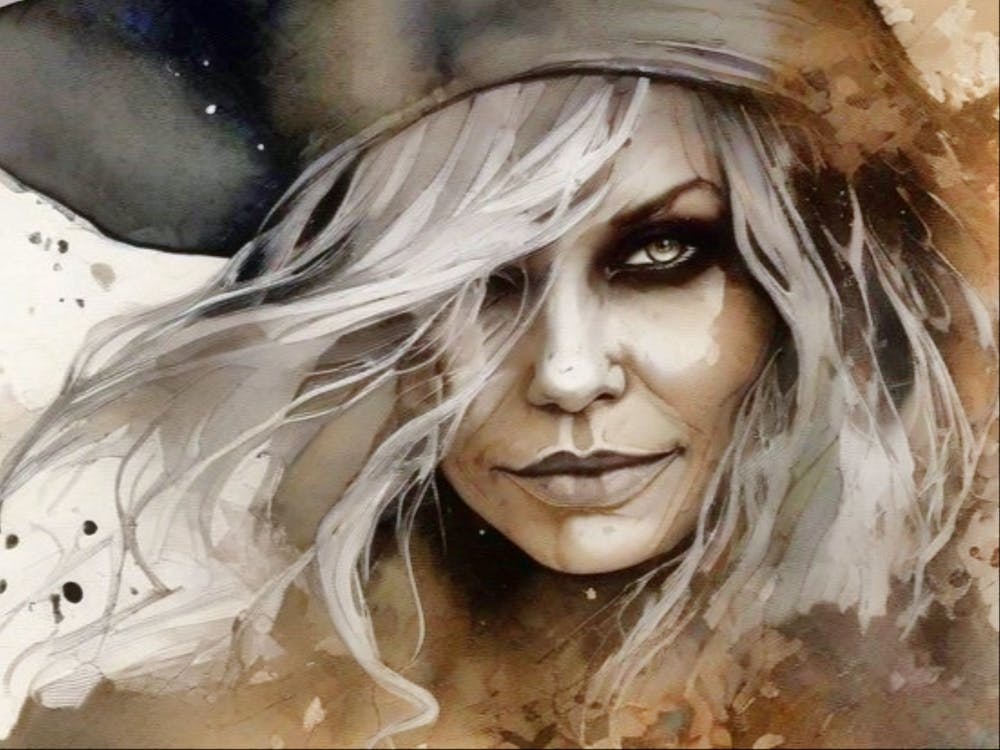 Halloween Witch, Witch magic, watercolor art, Halloween decoration, magic potion, watercolor painting, witch broom, artwork, sorceress, Halloween, autumn, beauty, woman